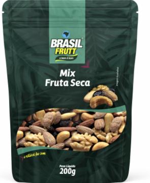 Mix Frutas Secas Pacote com 200g - Brasil Frutt