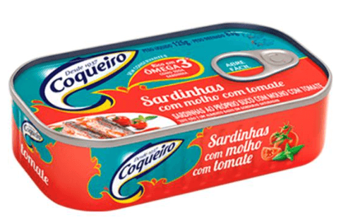 Sardinha com molho de tomate 125g - Coqueiro