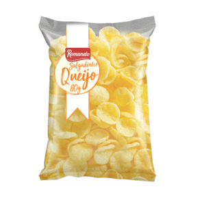 Salgadinho de milho sabor Queijo com 80g - Romanato