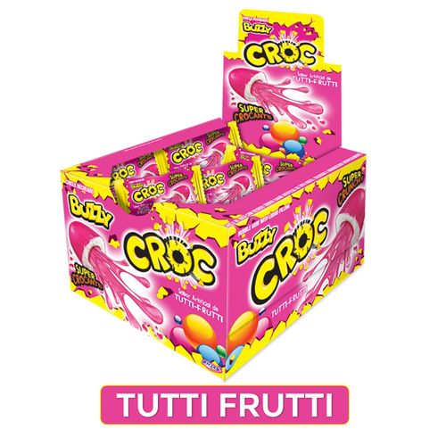 Chiclete sabor Tutti-Frutti com 172g - Croc