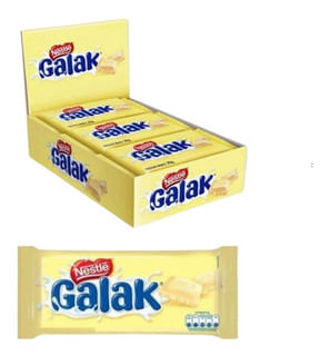 Chocolate Branco caixa com 22 unidades de 25g - Galak