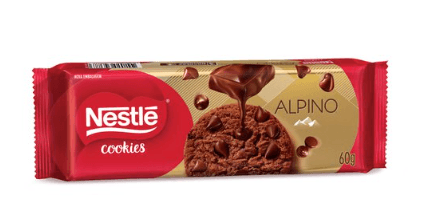 Cookies Alpino gotas de chocolate 60g - Nestle