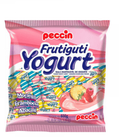 Bala mastigavel frutiguti yogurt 600g - Peccin