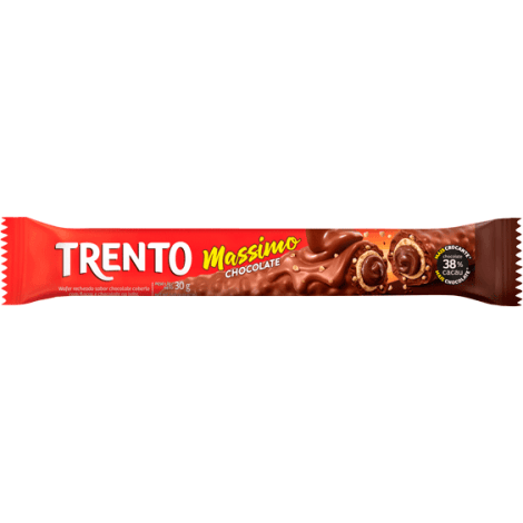 Chocolate ao leite com 30g - Trento Massimo