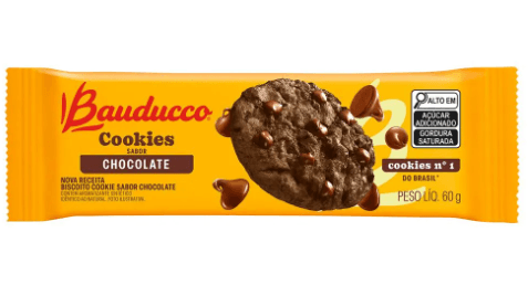 Biscoito cookie sabor chocolate 60g - Bauducco