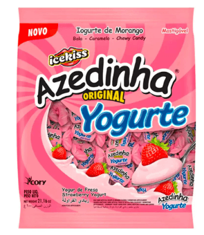 bala azedinha original sabor yogurt pacote com 500g - Icekiss