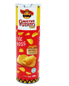 Batata sabor original com 100g - Mister Potato crisps