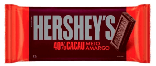 Barra de chocolate meio amargo 40% cacau 82g - Hershey's