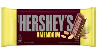 Barra de chocolate ao leite com amendoim 75g - Hershey's