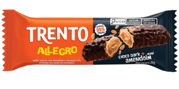 Chocolate Dark com Amendoim com 26g - Trento Allegro