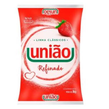 Açúcar refinado pacote com 1kg - União