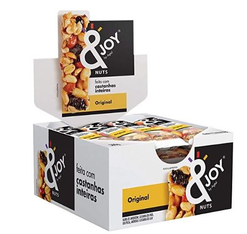 Barra de cereal clássica caixa com 12 unidades de 30g - Nuts&Joy