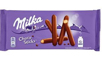 Biscoito lila sticks 112g - Milka