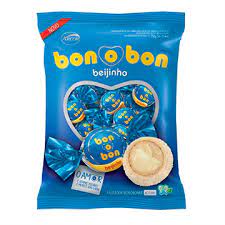 Bombom sabor Beijinho Pacote com 50 unidades de 15g - Bon o Bon