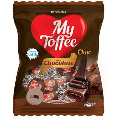 Caramelos de leite e cacau com recheio de chocolate 500g - My Toffee