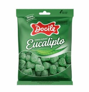 Bala de Goma Eucalipto pacote com 90g - Docigoma
