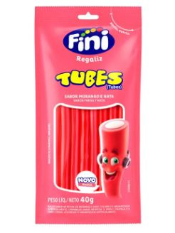 Tubes sabor Morango 40g - Fini