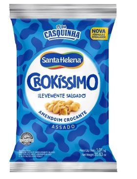 Amendoim crocante Crokissimo 1kg - Santa Helena