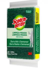 Esponja para limpeza pesada 1 unidade - Scotch-Brite