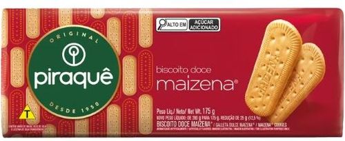 Biscoito doce de maizena 175g - Piraquê