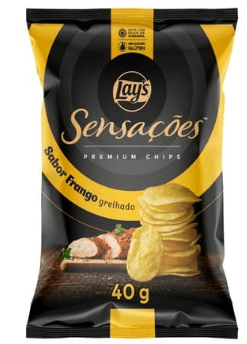 Batata sabor Frango Grelhado Pacote com 40g - Sensações