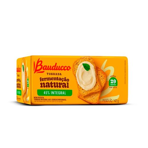 Torrada 45% Integral 142g - Bauducco