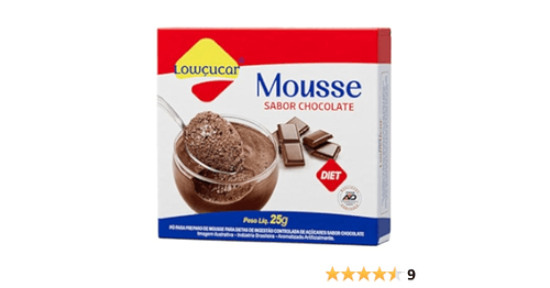 Mousse sabor Chocolate diet 25g - Lowçucar