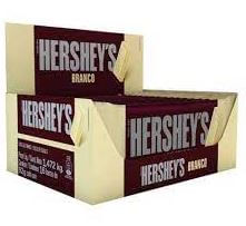 Barra de chocolate branco caixa com 18 unidades de 82g - Hershey's