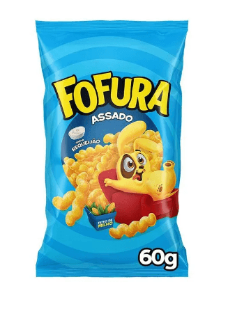 Salgadinho Lucky sabor requeijão com 60g - Fofura