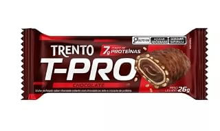 Wafer recheado sabor chocolate com proteína 26g - Trento T-Pro