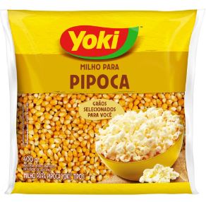 Milho para pipoca tipo 1 com 400g - Yoki