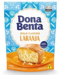 Mistura para bolo sabor laranja 450g - Dona Benta