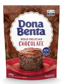 Mistura para bolo de chocolate 450g - Dona Benta