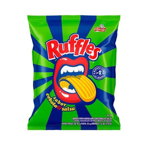 Batata sabor Cebola e Salsa Pacote com 33g - Ruffles