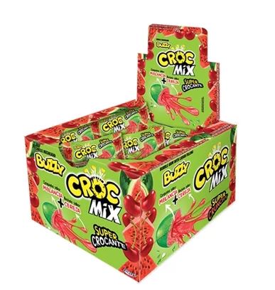 Chiclete sabor melancia com cereja com 172g - Croc