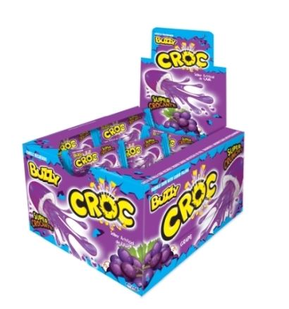 Chiclete sabor uva com 172g - Croc