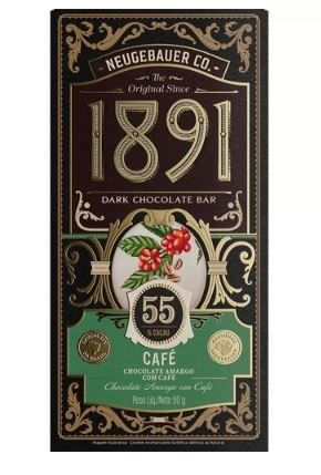 Barra de chocolate amargo com café 90g - Neugebauer