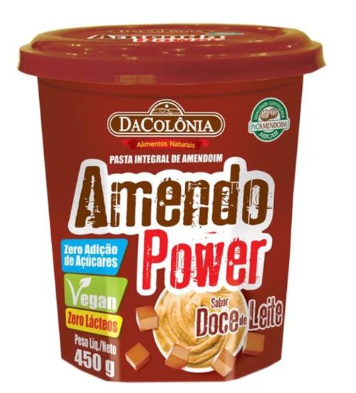 Pasta de Amendoim Doce de Leite 450g - Amendo Power