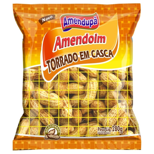 Amendoim Torrado em Casca com 280g - Amendupã