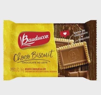 Biscoito Choco Biscuit Ao Leite 36g - Bauducco