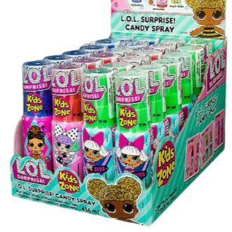 Bala Líquida Lol Fruit Surprise Spray com 24 unidades-  Kids Zone