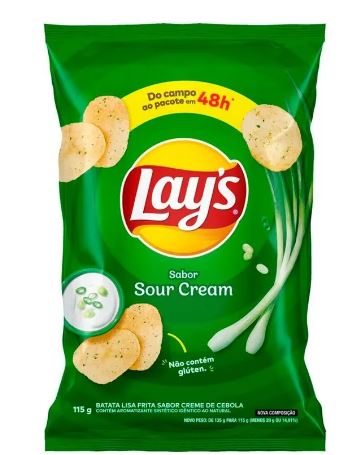 Batata sabor Sour Cream 115g - Lay's