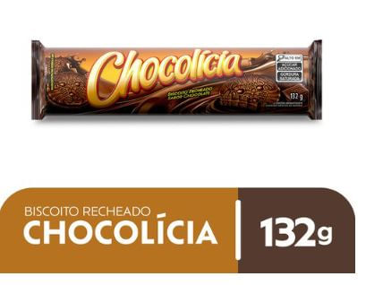 Biscoito Chocolicia 132G -Mondelez