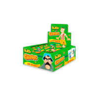 Chiclete Chaves com tatuagem sabor hortelã caixa com 360g - Buzzy