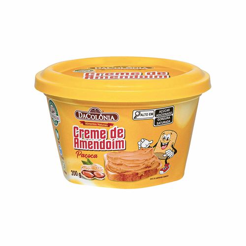 Creme De Amendoim Paçoca 200g - DaColônia