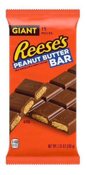 Barra de Chocolate Gigante Peanut Butter Bar com 208g - Reese's