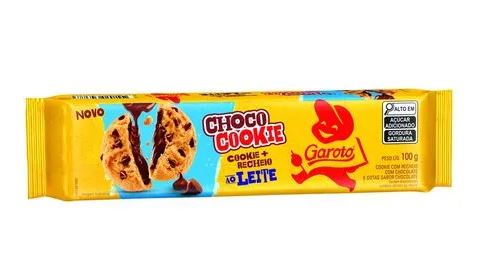 Choco Cookie+recheio ao leite com 100g - Garoto