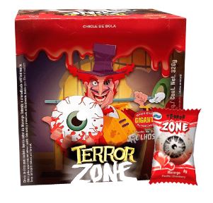 Chiclete Terror Zone Olhos caixa com 320g - Sukest