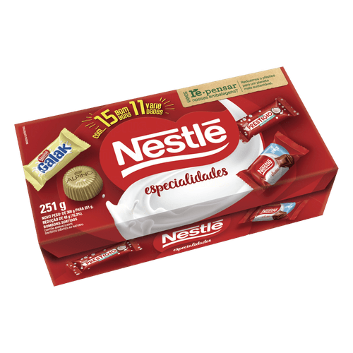 Bombons sortidos Caixa com 251g - Nestle Especialidades