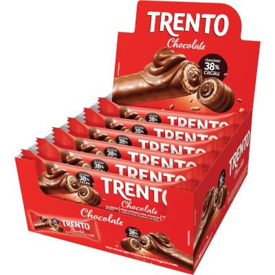 Chocolate sabor Chocolate caixa com 16 unidades de 29g - Trento